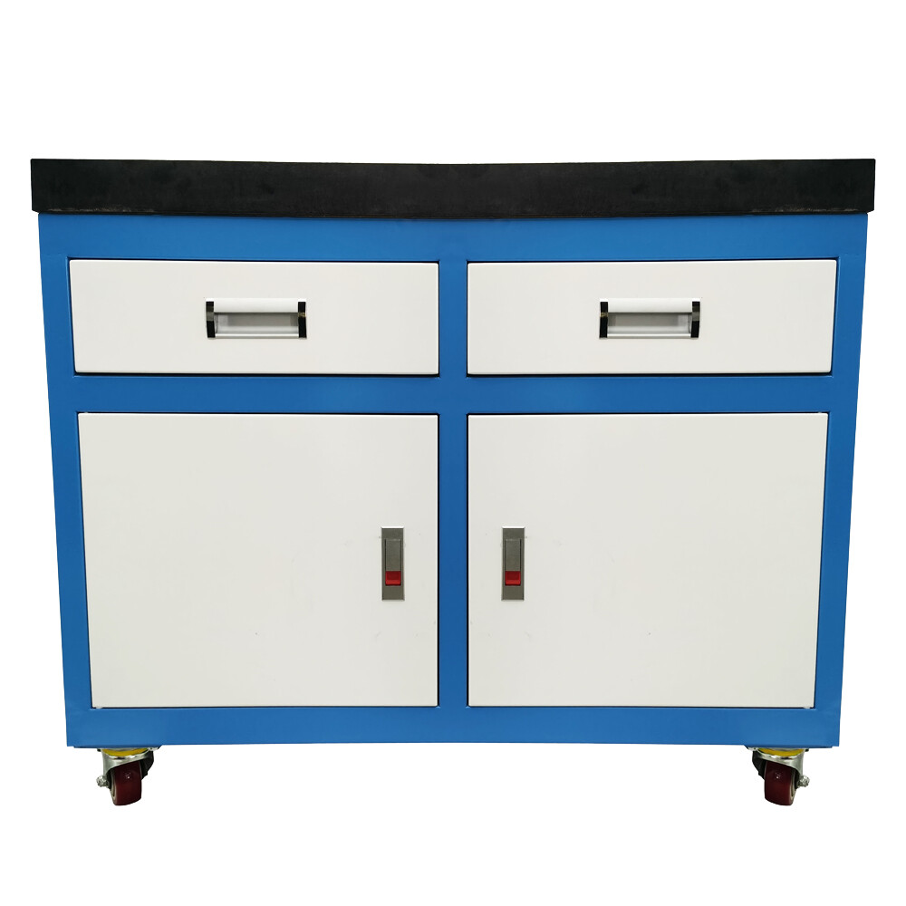 Movable T-Slot Workbench Base with Drawer for Tapping Machine Series Fixation