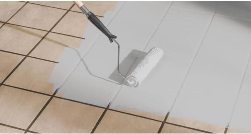 Rust-Oleum HOME Floor Coating, Pearl Gray, Matte, Quart - 358874