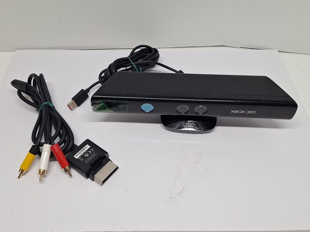Genuine Microsoft XBOX 360 Kinect Sensor Bar and A/V Cables