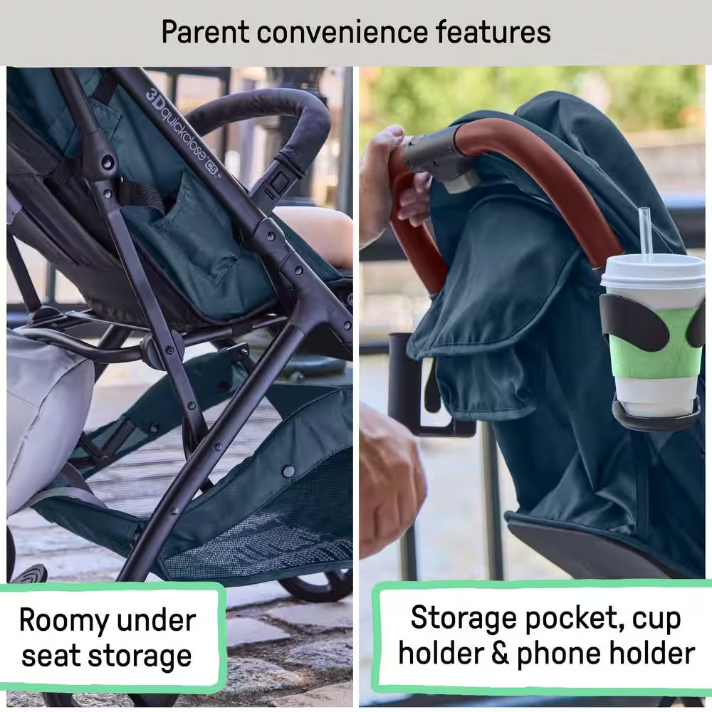 3Dquickclose CS+ Compact Fold Stroller-Blue