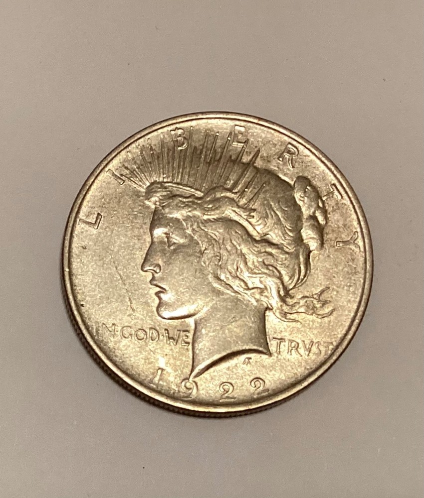 1922 Peace Silver Dollar Coin Circulated