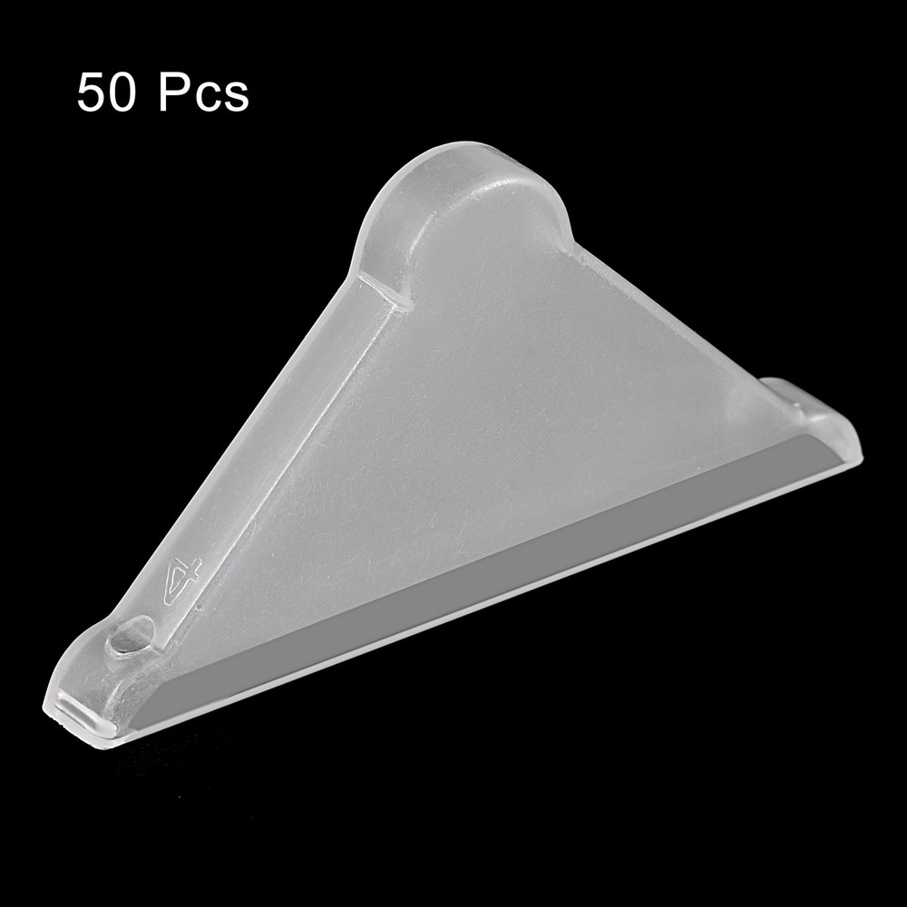 50Pcs 37x4mm PP Corner Protector METAL SHEET Triangle