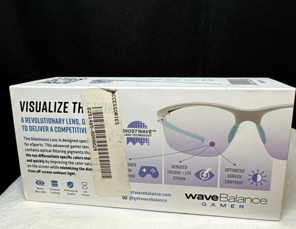 Wavebalance - Excel-Professional Series Gaming Glasses - Grey