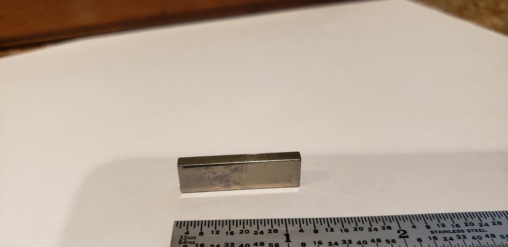 .132" CEJ Rectangular Steel Gage Gauge Block, Grade B