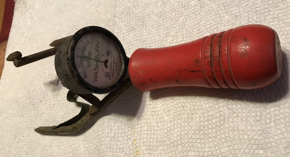 Vintage Washburn Hand Held Battery Cell Tester