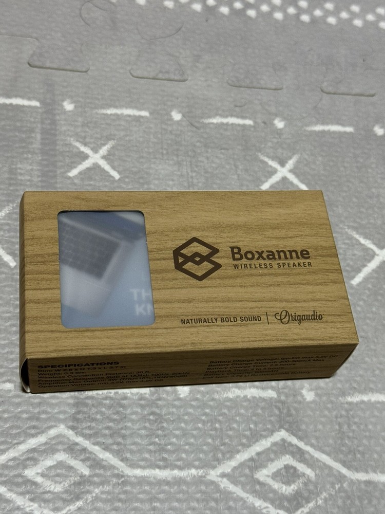 Origaudio Boxanne Wireless Bluetooth Portable Speaker - NEW