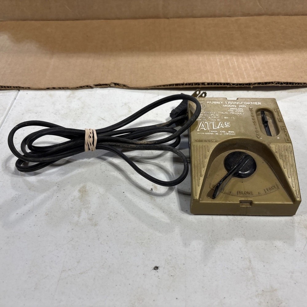 Vintage ATLAS Hobby Transformer Model 269 Model Train Controller