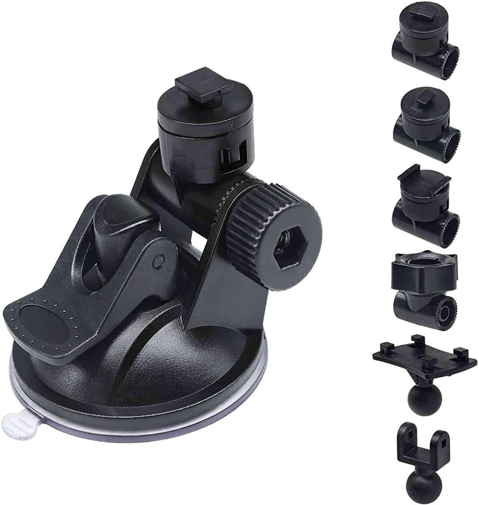 S40 Dash Cam Suction Mount (3Rd Gen) With10Pcs 360 Rotating Joints Compatible fo