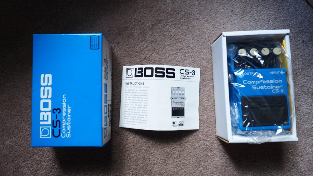 BOSS CS-3 Compression Sustainer Guitar Effects Pedal
