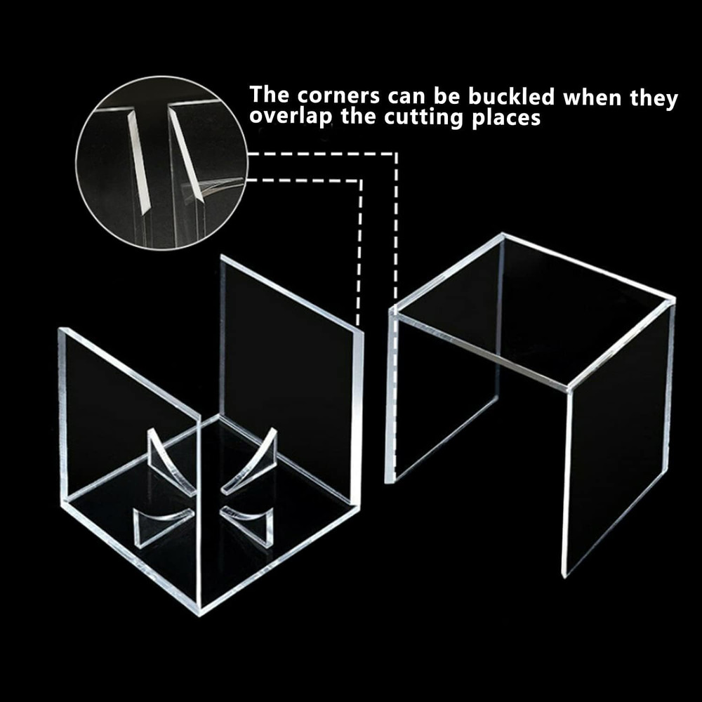 2 Pack Baseball Display Case - UV Protected Acrylic Holder for Display, Clear Di