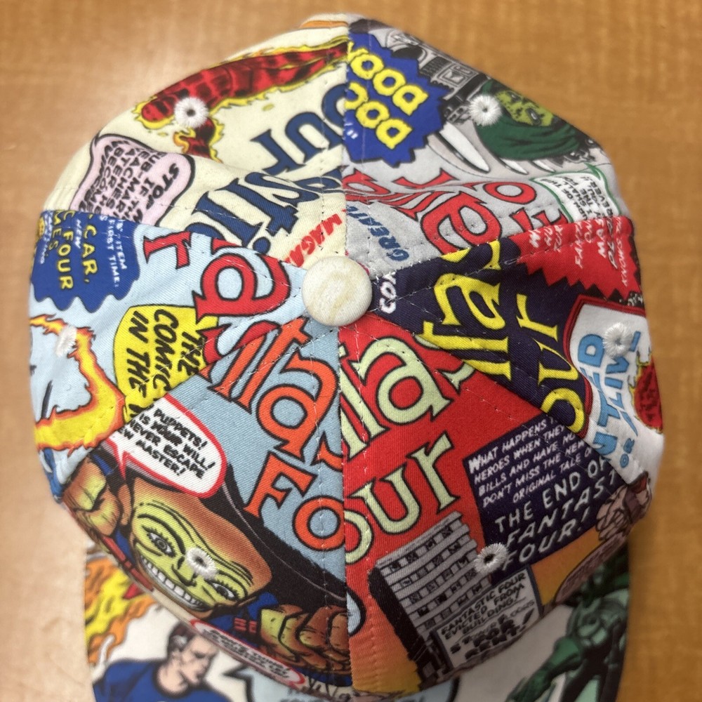 Marvel Comics Character Graphic Fitted Baseball Cap Hat Size Large 2011