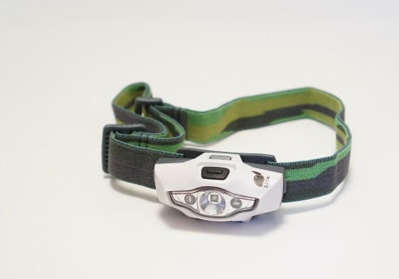 100+ Lumens AA Headlamp, Cree XP-E LED Headlight, White, Camping, Red