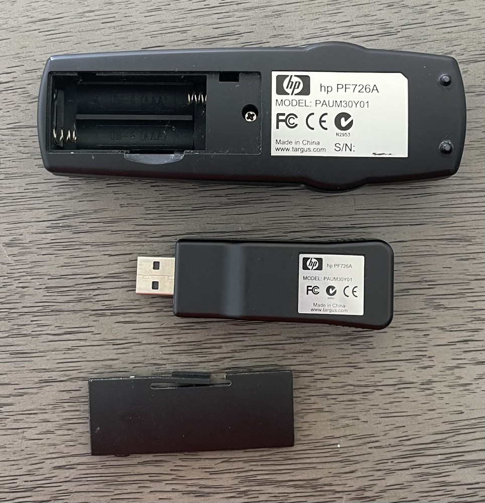 HP PF726A Wireless Remote Presenter Model PAUM30Y01