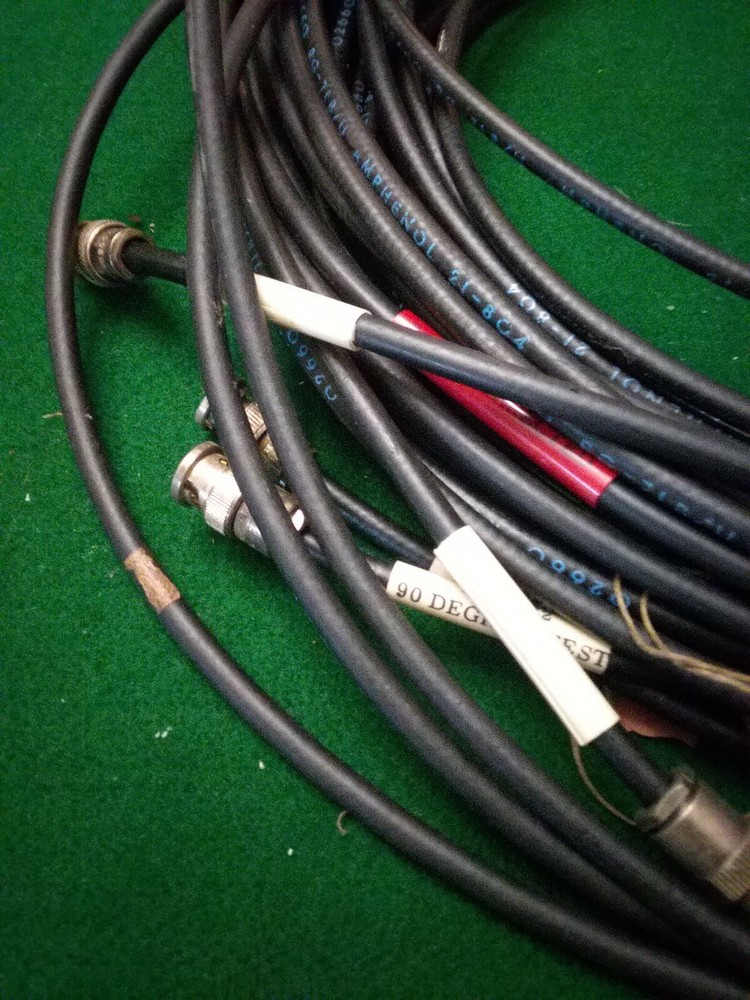 Ampenol Rf Cable Lot Assortment
