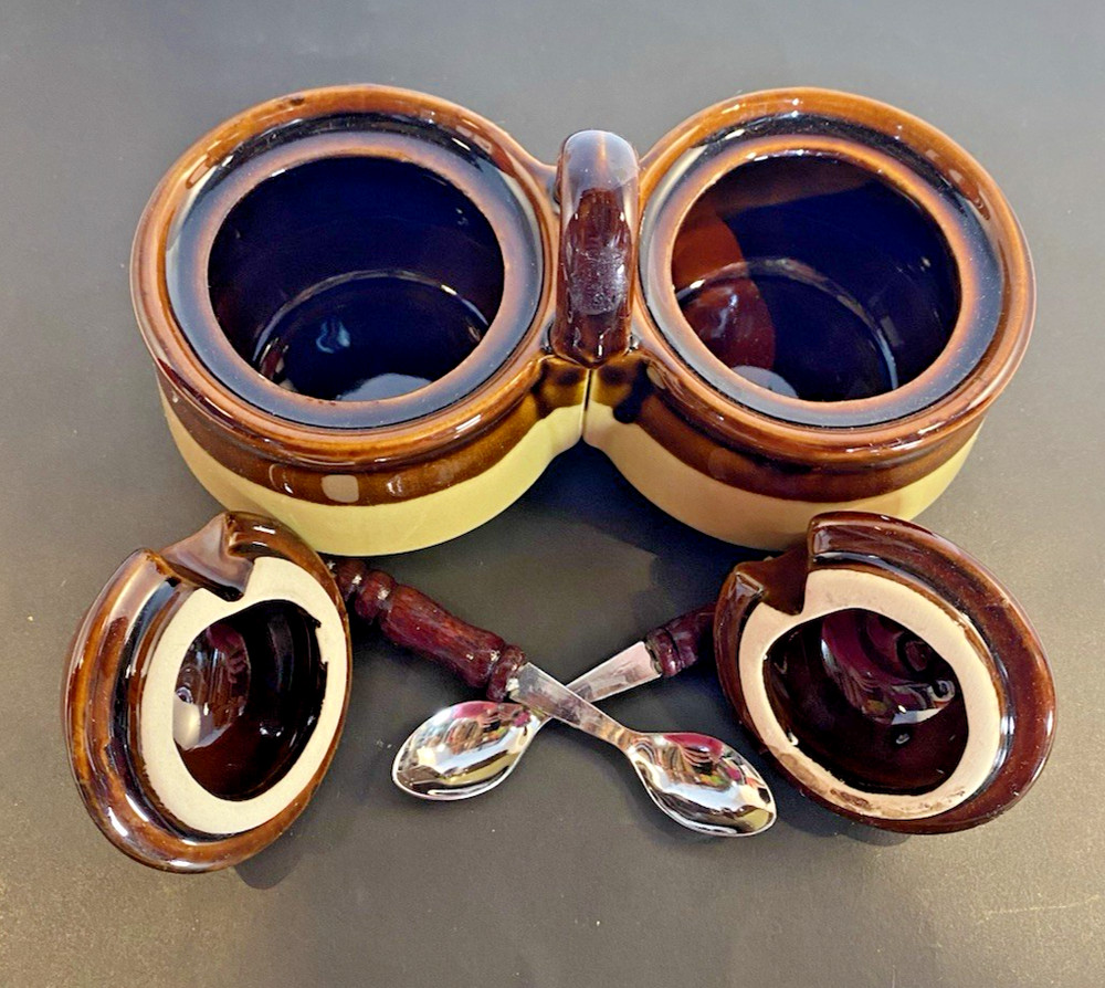 Houston Foods Stoneware Condiment Server