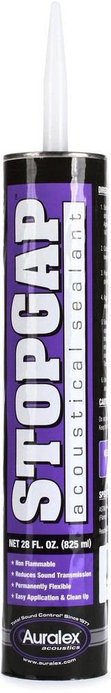 Auralex StopGap Acoustical Sealant (Single) (2-pack) Bundle