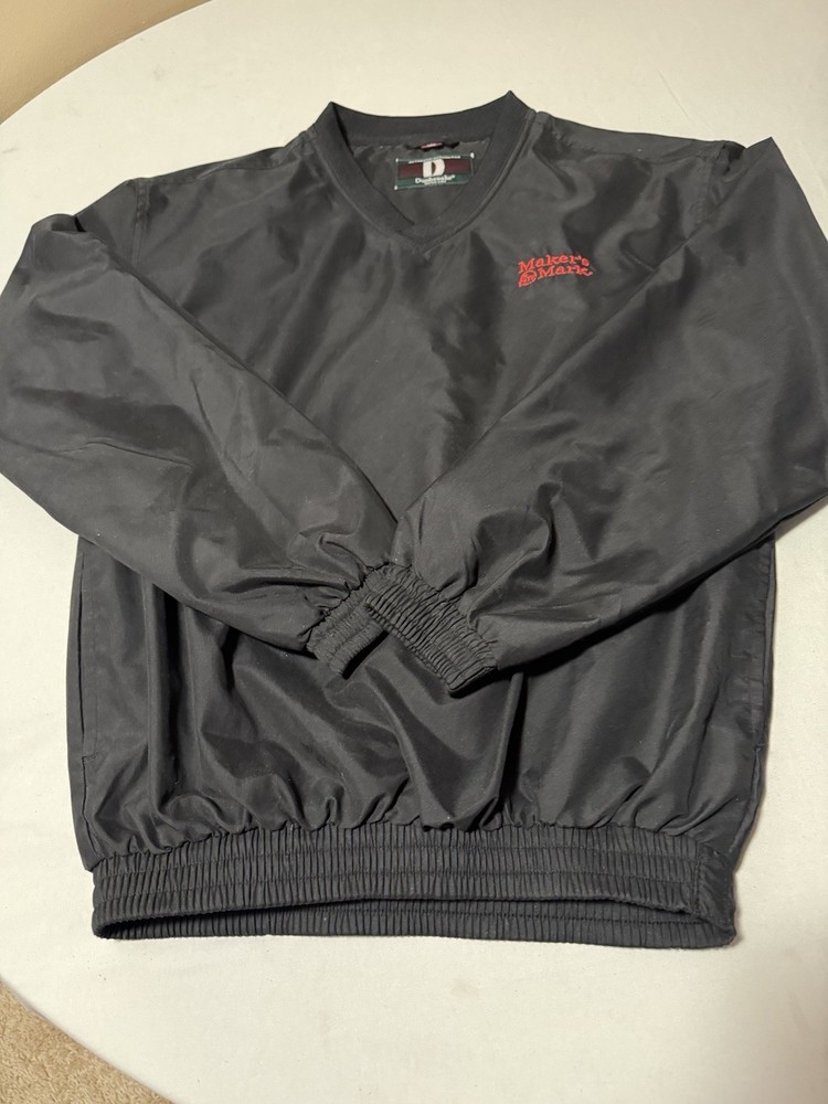Dunbrooke Men’s Pullover Golf Jacket Makers Mark Logo Lined Sz Small