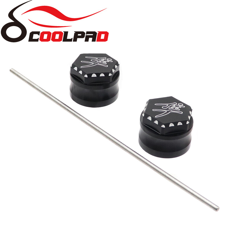 For SUZUKI HAYABUSA GSX1300R 1999-2020 Rear Axle Cap Cover 3D Hex Ball Cut Mount