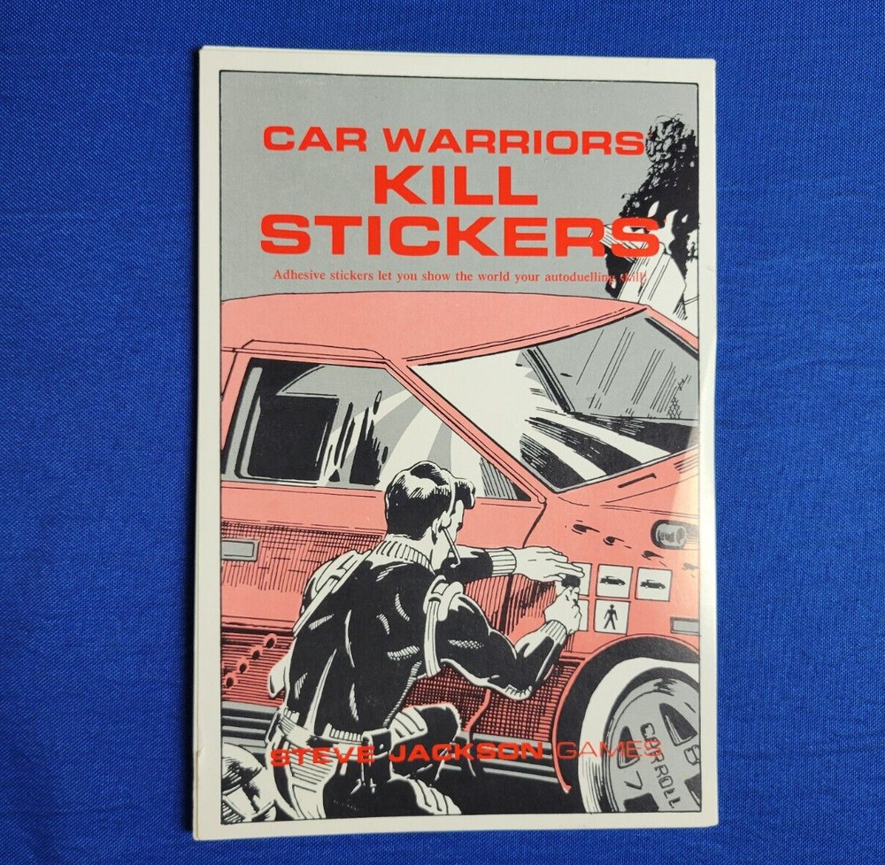 Car Warriors Kill Stickers - Steve Jackson Games (Complete)