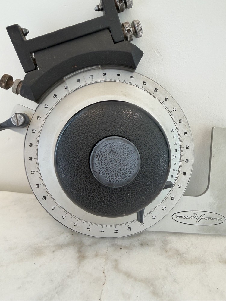 Vemco V-Track Manual Protractor Head for Drafting Tables