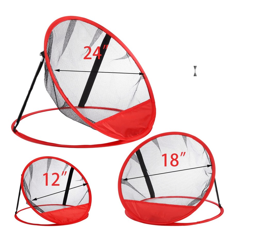 3 Pack Golf Chipping Net, 3 Sizes Pop Up Golf Target Practice Net for Indoor ...