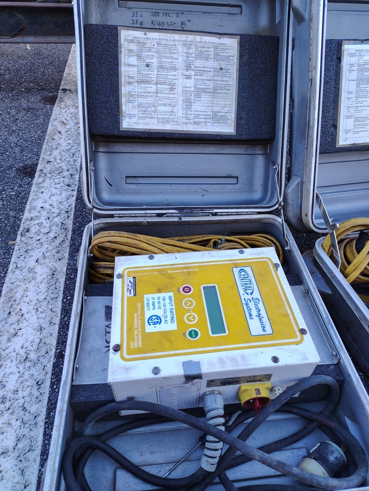 Central Plastics Electrofusion Processor / Poly Pipe Welding Machine