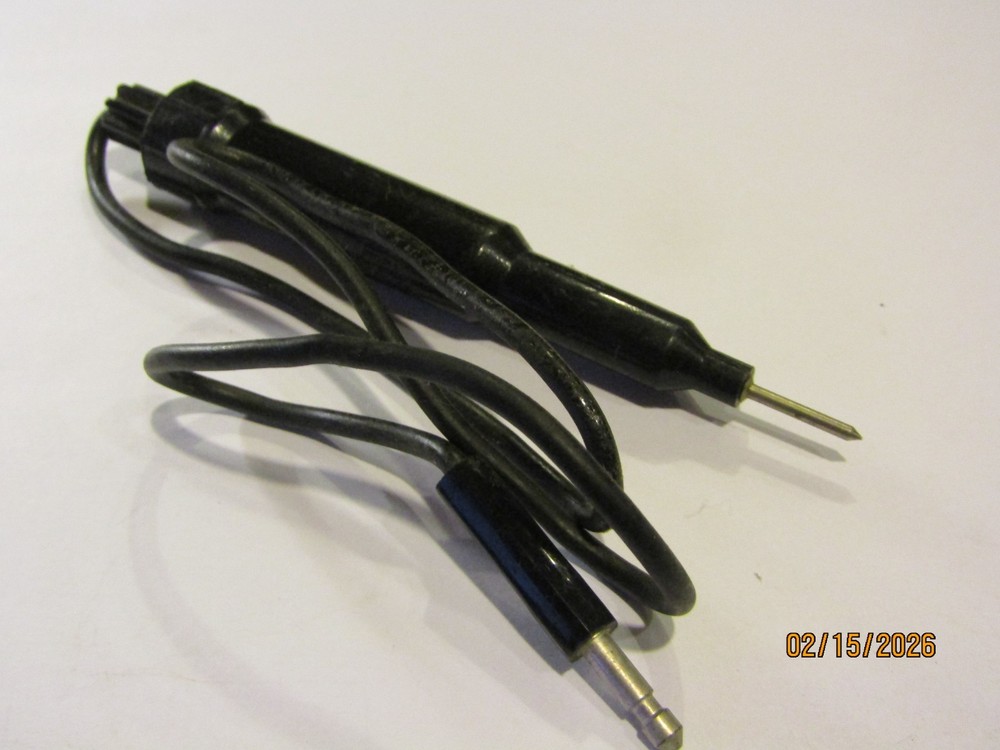 Vintage Ohmmeter Adapter Multimeter Test Probe Black Lead
