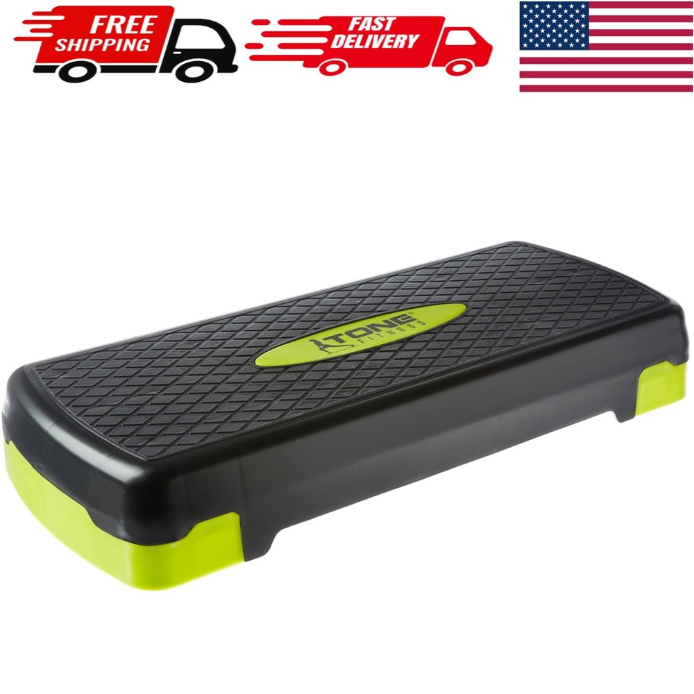 Neon Yellow Compact Aerobic Step - Perfect for Strength and Endurance Training