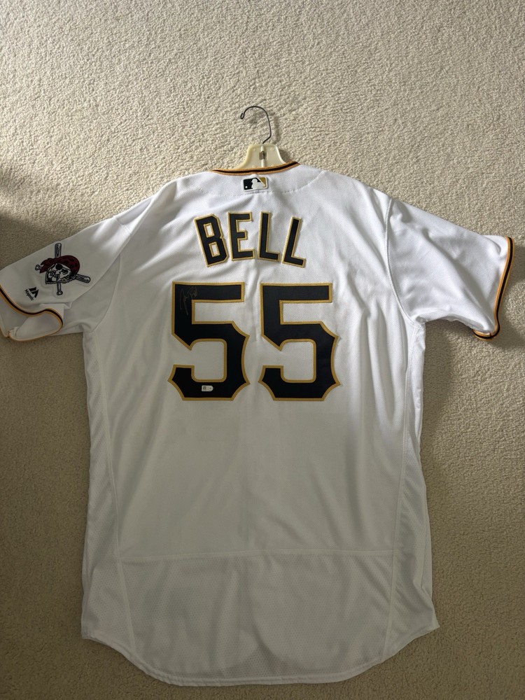 Pittsburgh Pirates Bell #55 Autographed Authentic Baseball Jersey