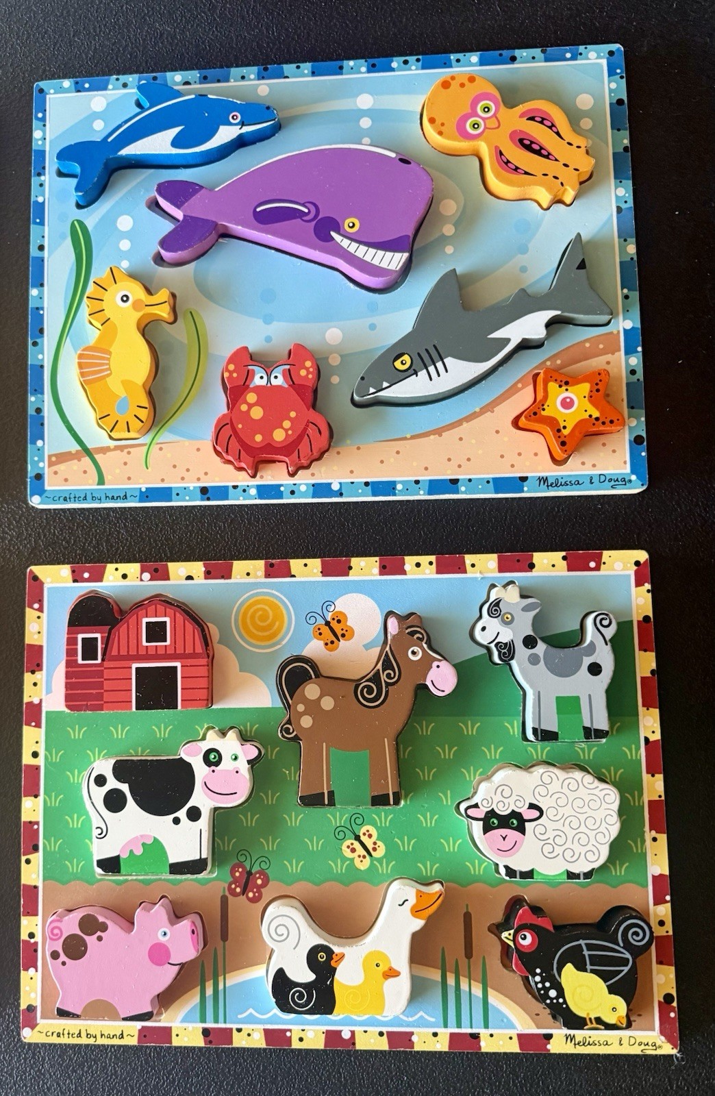 Four Chunky Kids Puzzles for Toddlers Mellisa & Doug