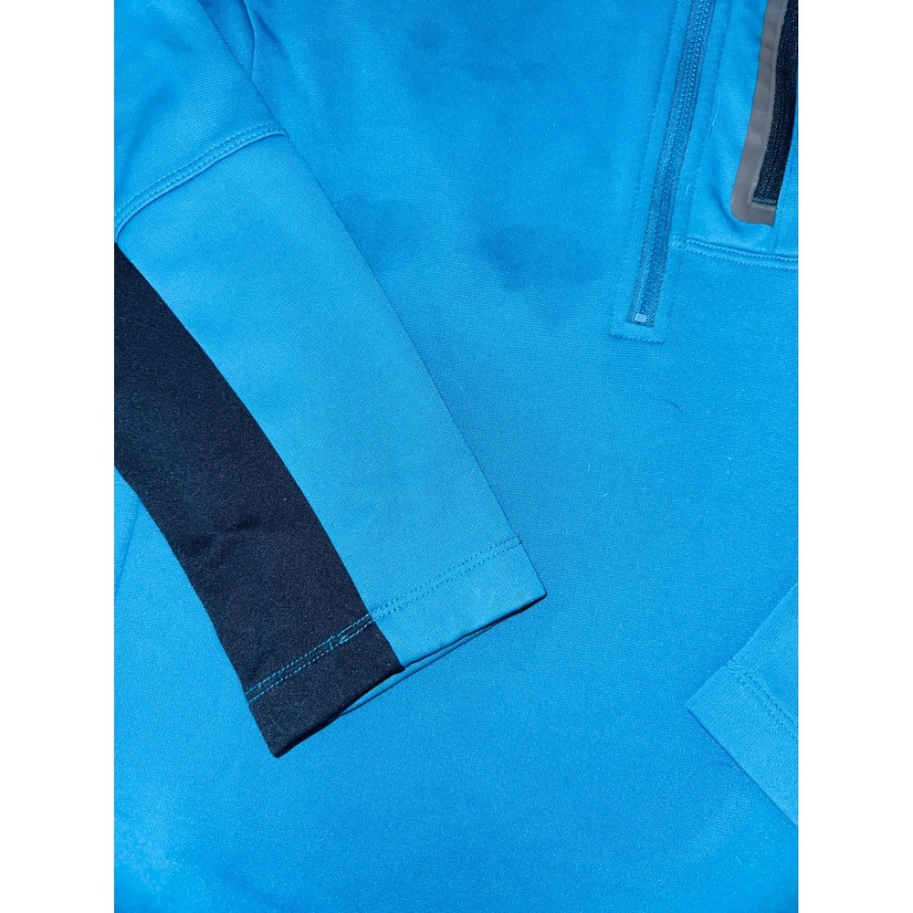 A5 The North Face Pullover Jacket Half Zip Long Sleeve Athletic Blue L