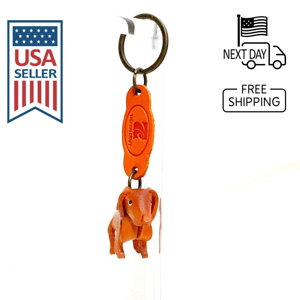LABRADOR RETRIEVER Handmade Leather Keyring #2