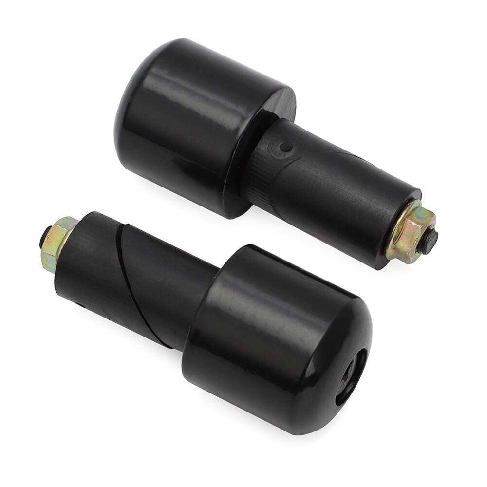 7/8" 22mm Solid Iron Handle Bar Ends Heavy Weight Vibration Reducing Grip Plugs