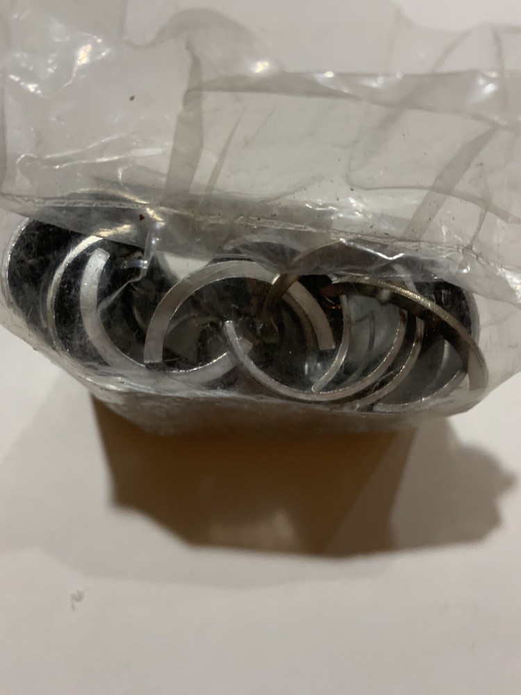 Aluminum Shelf Clips with Retaining Ring, 4 Pack