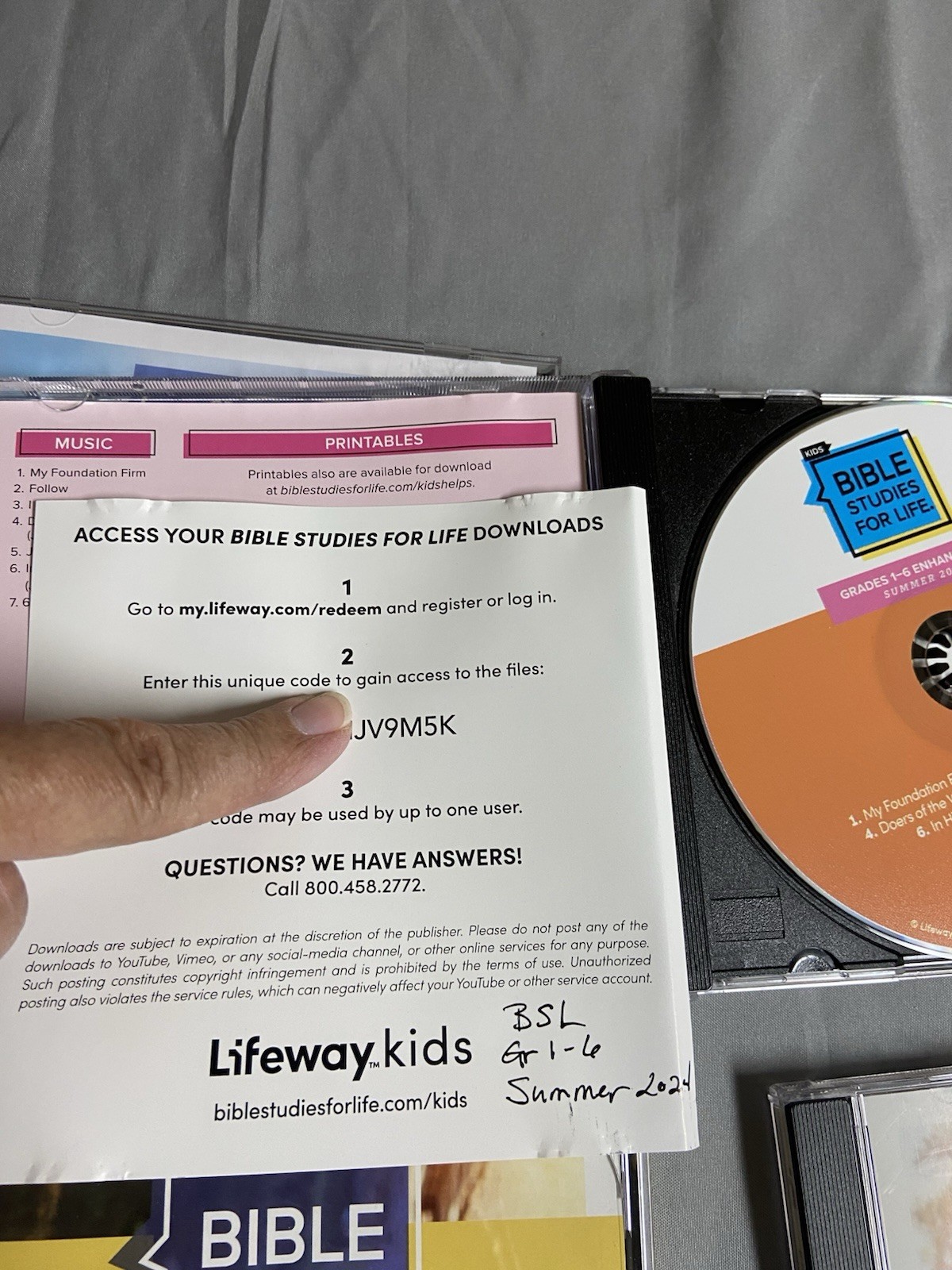 Lifeway Bible Studies For Life CD Lot Of 6 Christian Studies Grades 1-6