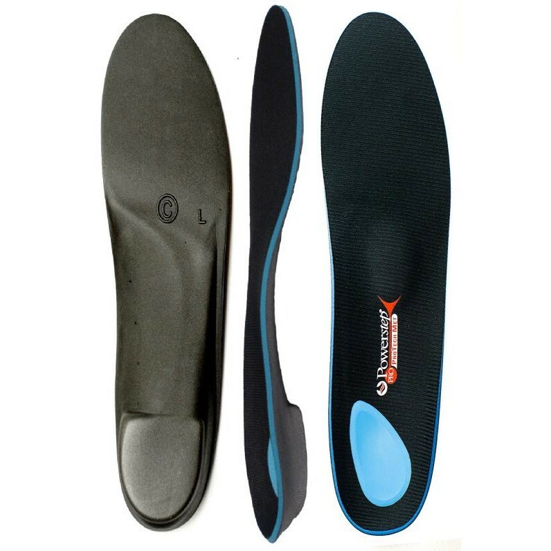 Powerstep Protech Control - Full Length Insoles - Extra Heel Support, Many Sizes