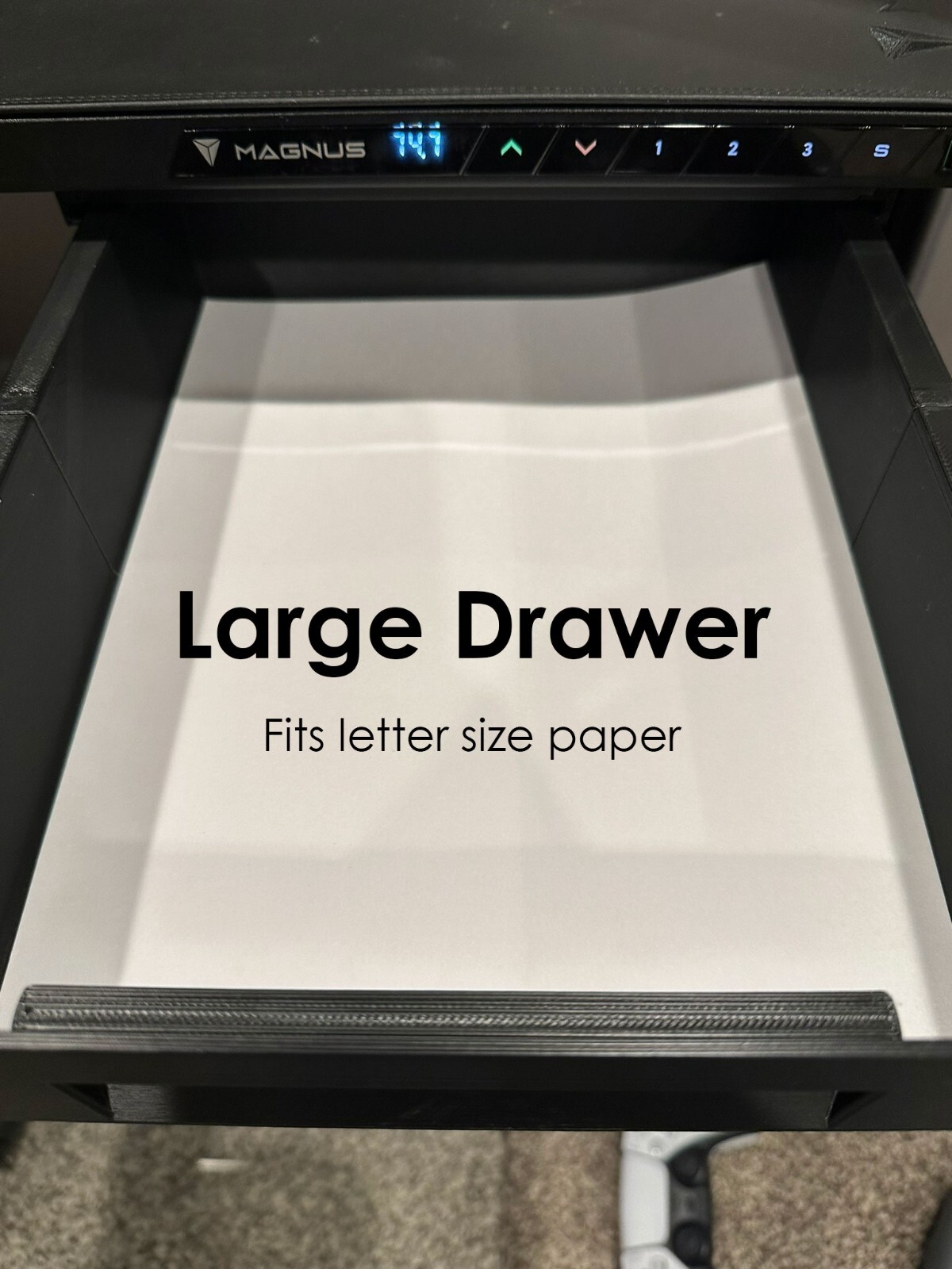 Magnetic desk for drawer for Secretlabs Magnus Pro XL desk - Large