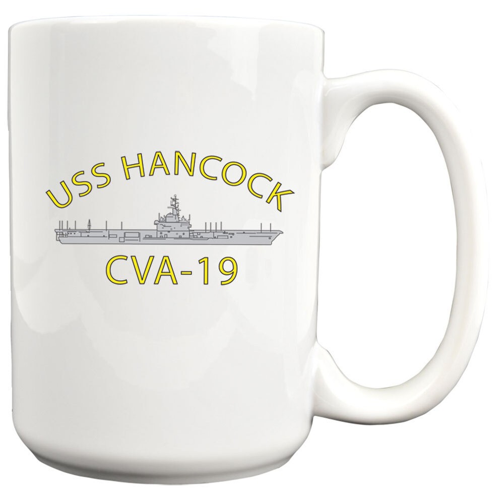 USS Hancock CVA 19 Coffee Mug