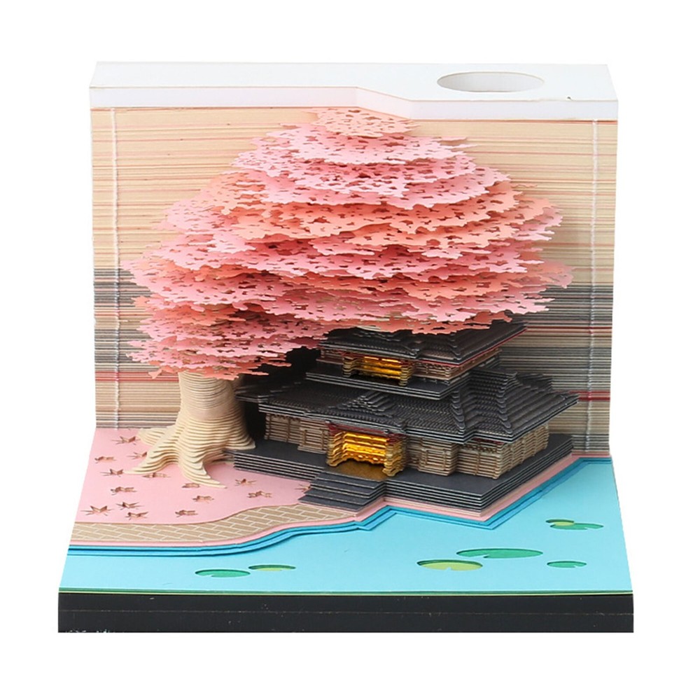 3D Memo Pad 260 Sheets Paper Carving Sticky Notes Convenience Post Notes Colorfu