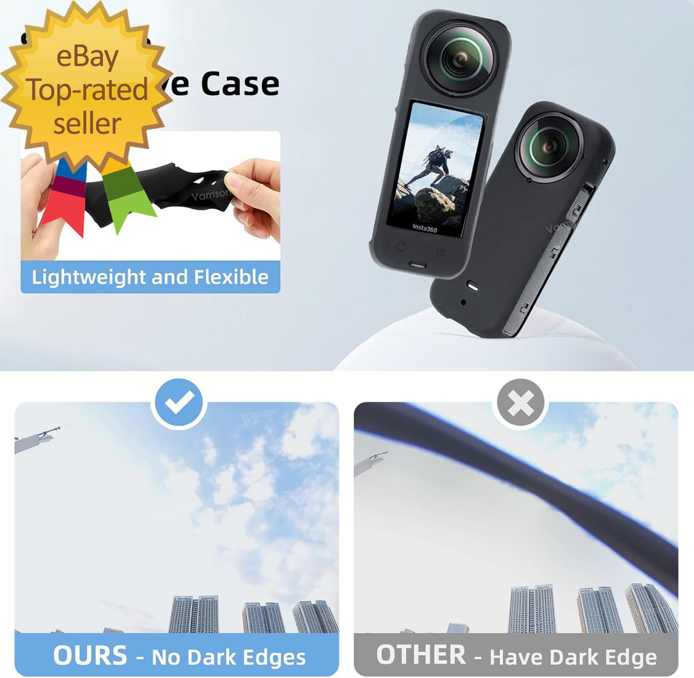 Accessories Kit for Insta360 X4 Action Camera with Protective Hard Case