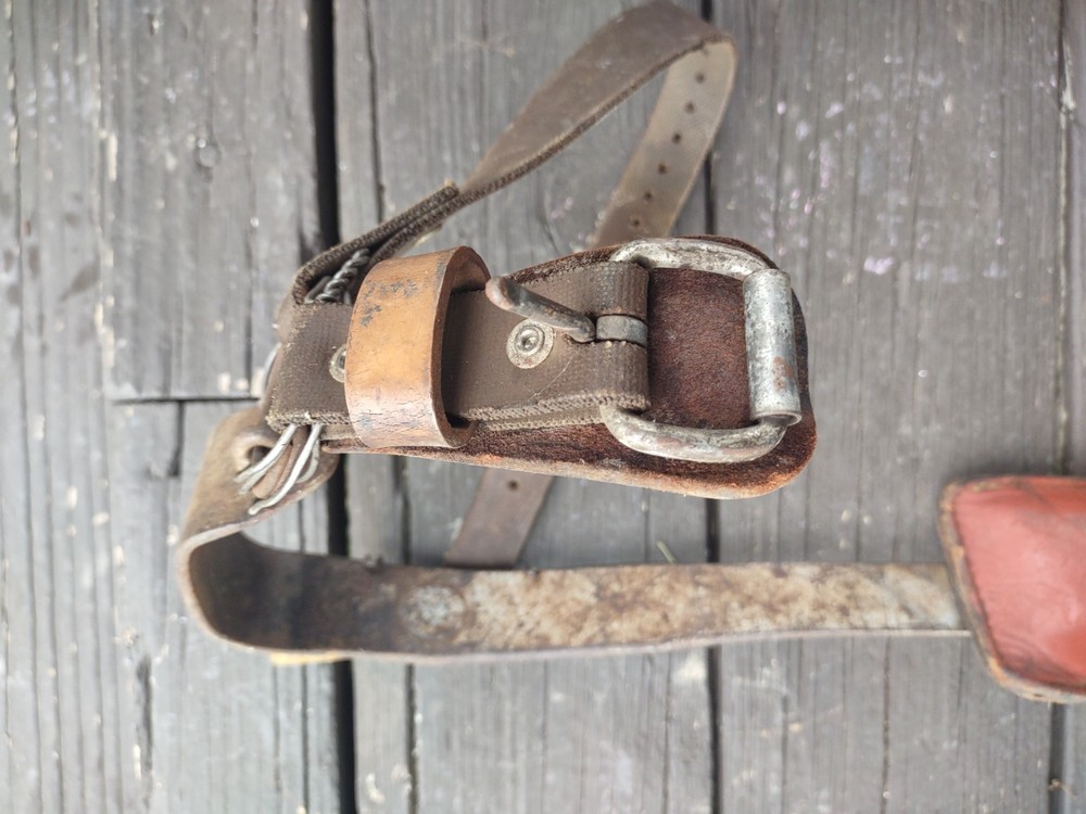 Vintage Bell System Buckingham Lineman Pole Tree Climbing Spikes