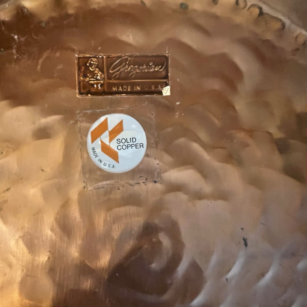 gregorian solid copper Round 13.5” Tray Wire Trim
