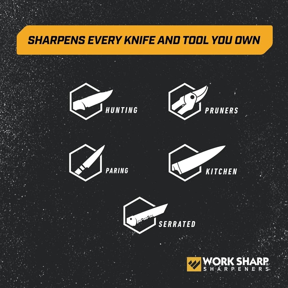 Work Sharp EDC Pivot Plus Knife Sharpener Black