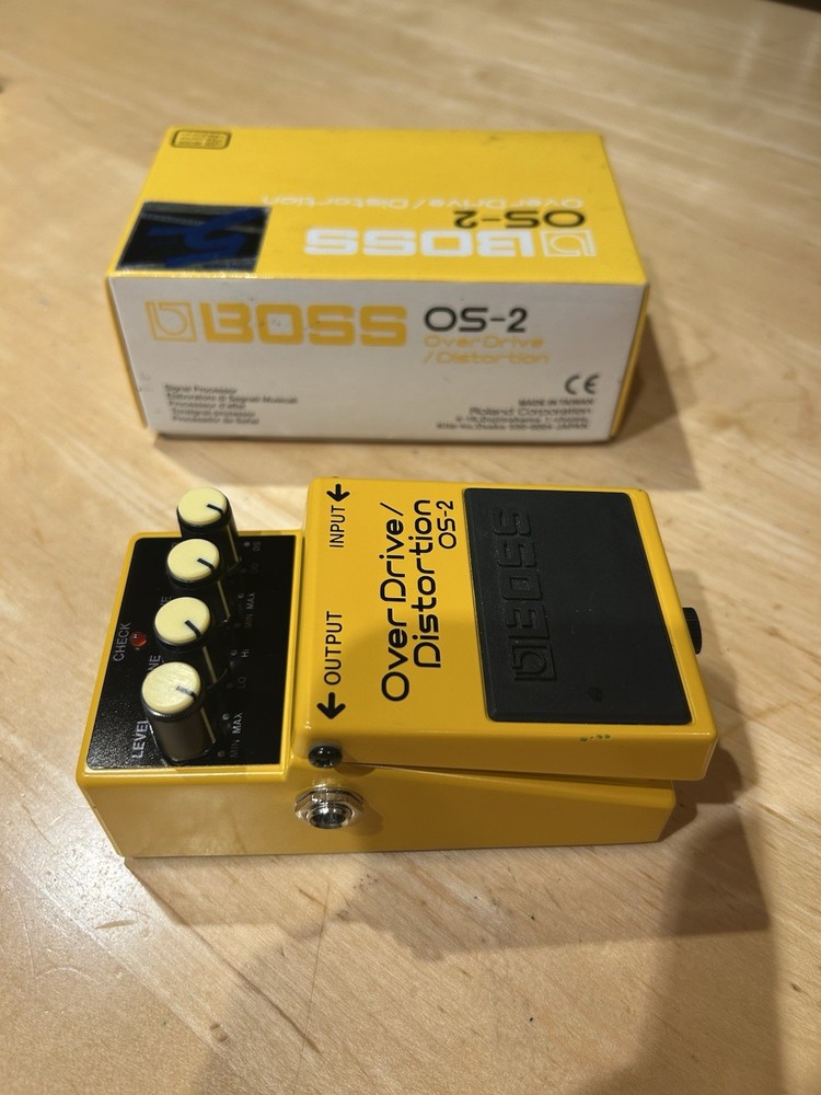 Boss OS-2 Overdrive Distortion Effects Pedal