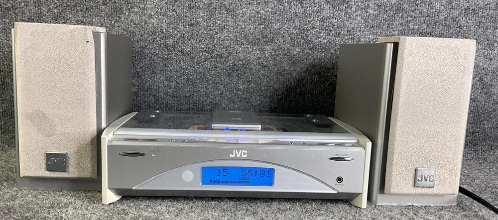 JVC FS-SD5 Compact Component System CD Receiver W/ Speaker System Digital Audio
