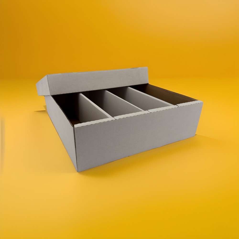 4-Row 3200-Count Trading Card Storage Boxes 2 Pack