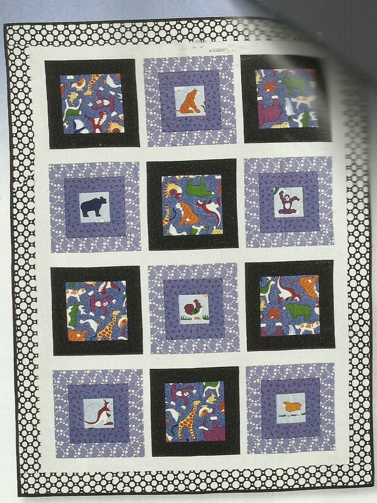 B0629 MENAGERIE QUILT PATTERN/INSTRUCTIONS