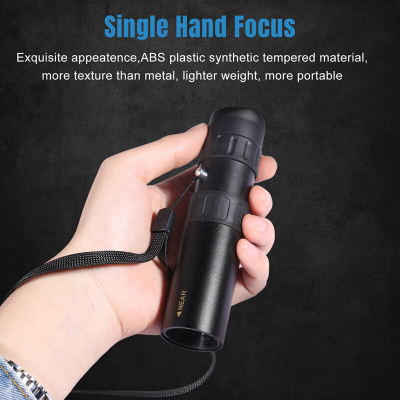 10-300X40mm Zoom HD Military Powerful Monocular Handheld Optics Telescope+Case