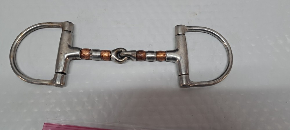 Egg Butt Snaffle Bit Horse Riding with Copper Roller