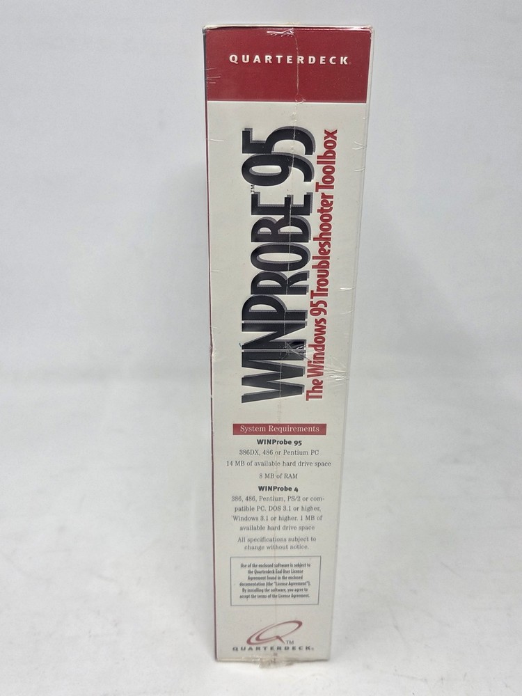 Quarterdeck WinProbe 4 Troubleshooter Toolbox Windows & Windows 95 - Sealed